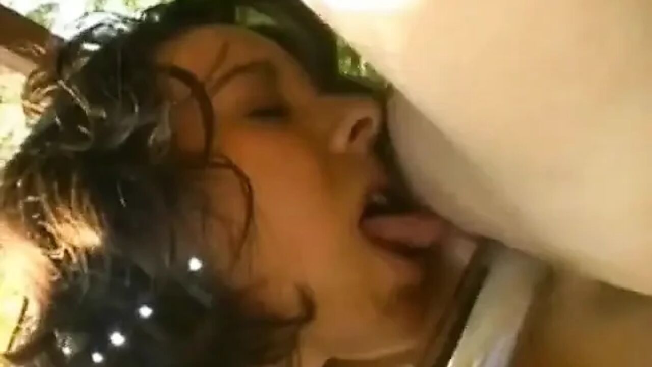 Beautiful dykes pussy licking and toying outdoors