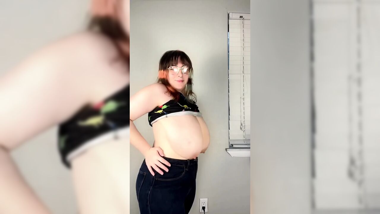 Big Titty MILF Jumps Around
