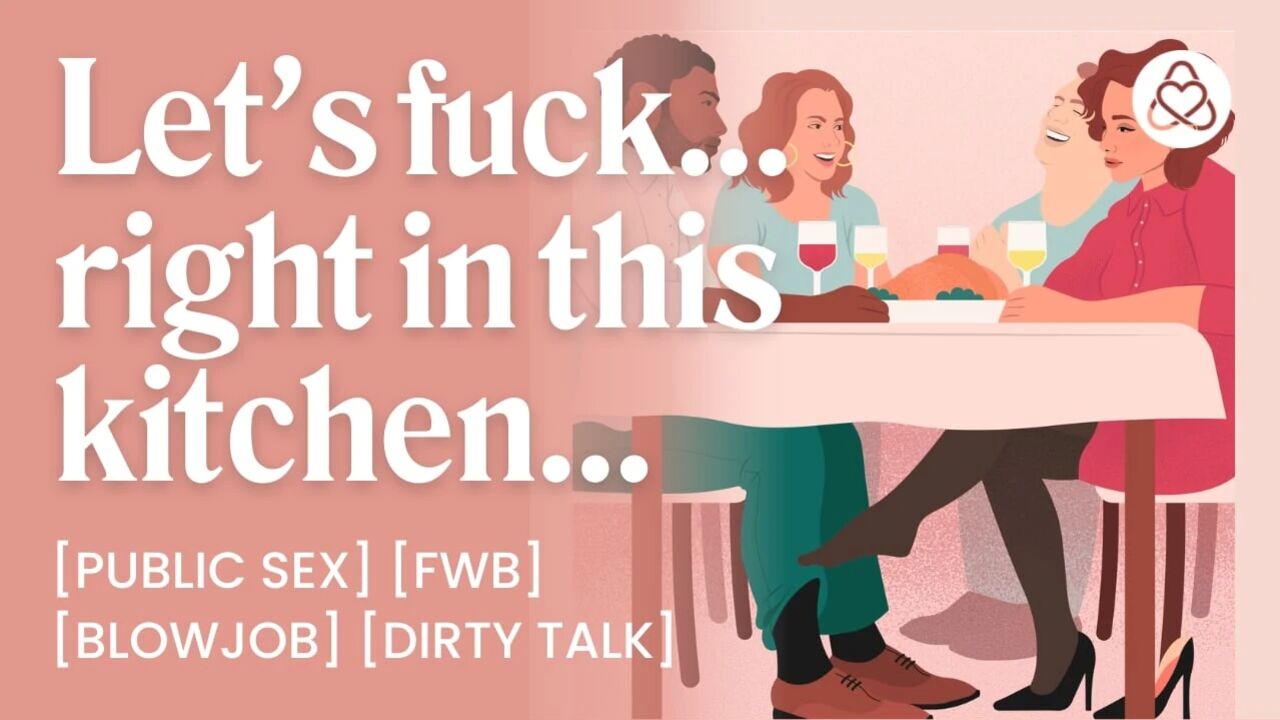 ASMR Audio Porn: Secret Kitchen Fuck With the Guy Next Door – Blowjob & Public Sex – Erotic Audio Roleplay for Women