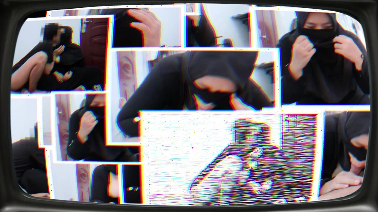 Asian Niqab Girl Doing Her Best to Suck Her Neighbor Dick - Minokiiko