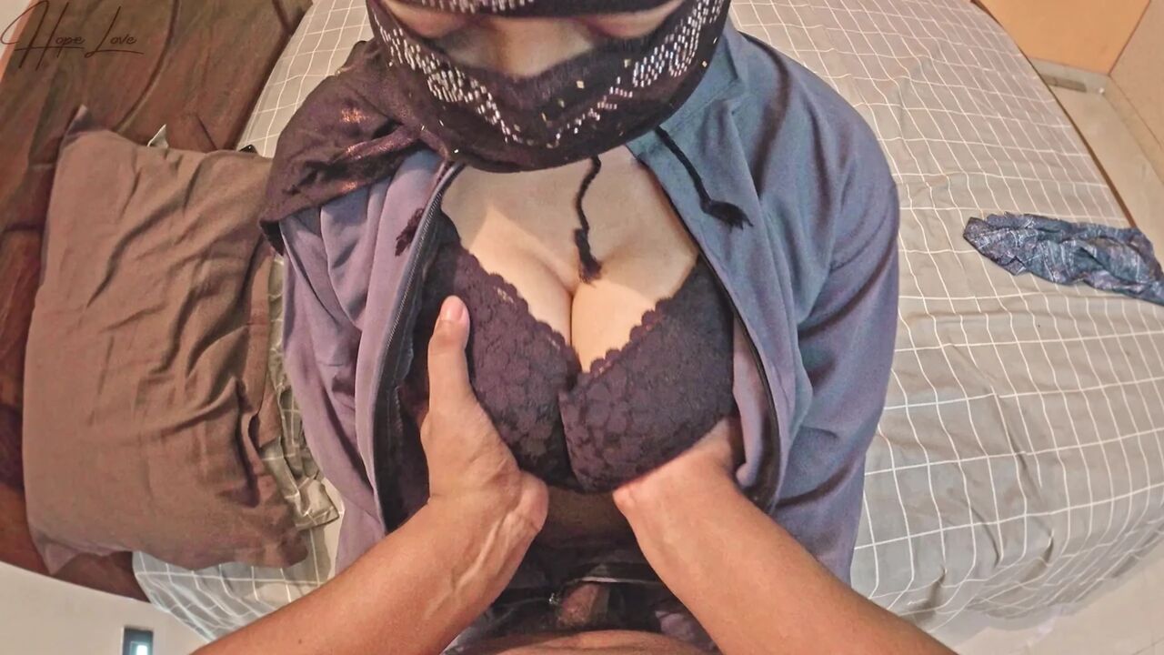 Hijabi Indonesian Girl Hides a Beautiful Body Inside Her Dress.