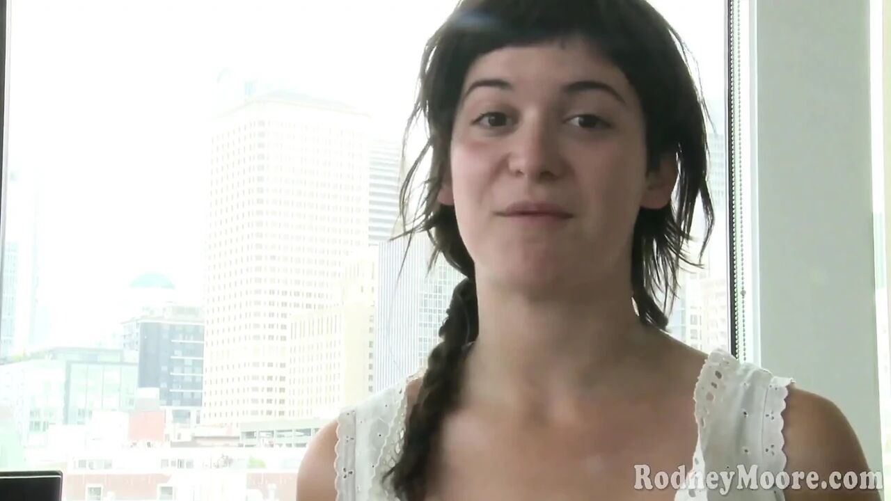 Amateur hairy girl with hairy nipples