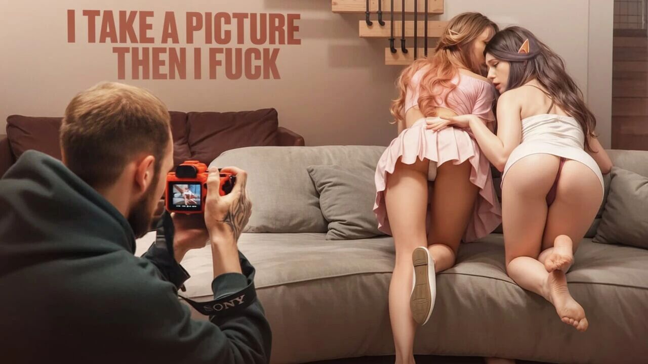 Photo shoot with two lesbians ended with a hot threesome
