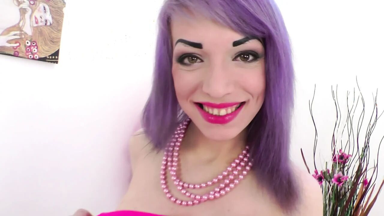 A Young Russian Rebel with Lilac Hair Gets Her Ass Fucked Hard by Omar Galanti