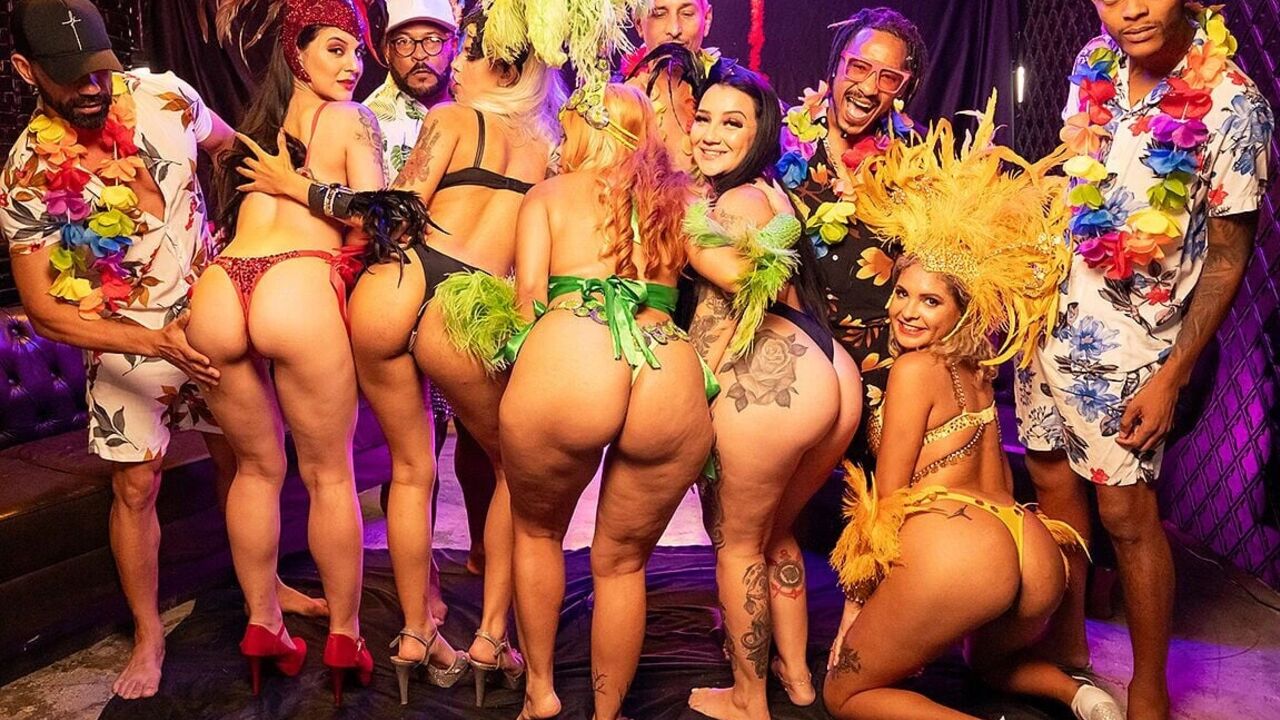 Rough Carnaval DP Samba Fuck Party Orgy
