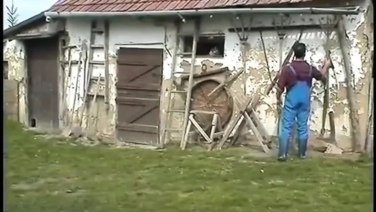 Horny granny wants younger guy to fuck her in the backyard