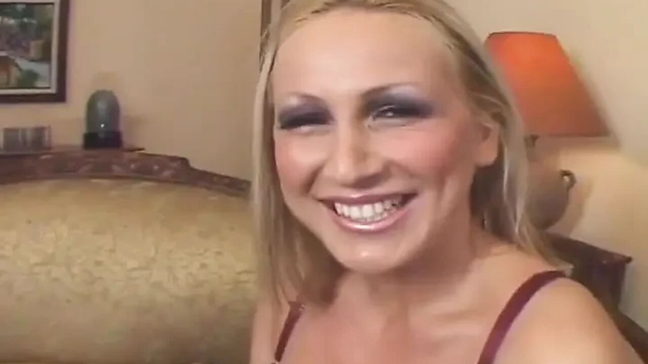 Dirty Blonde MILF Takes Big Dick in Both Holes