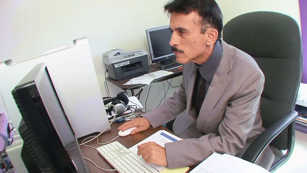 Secretary does boss on first day