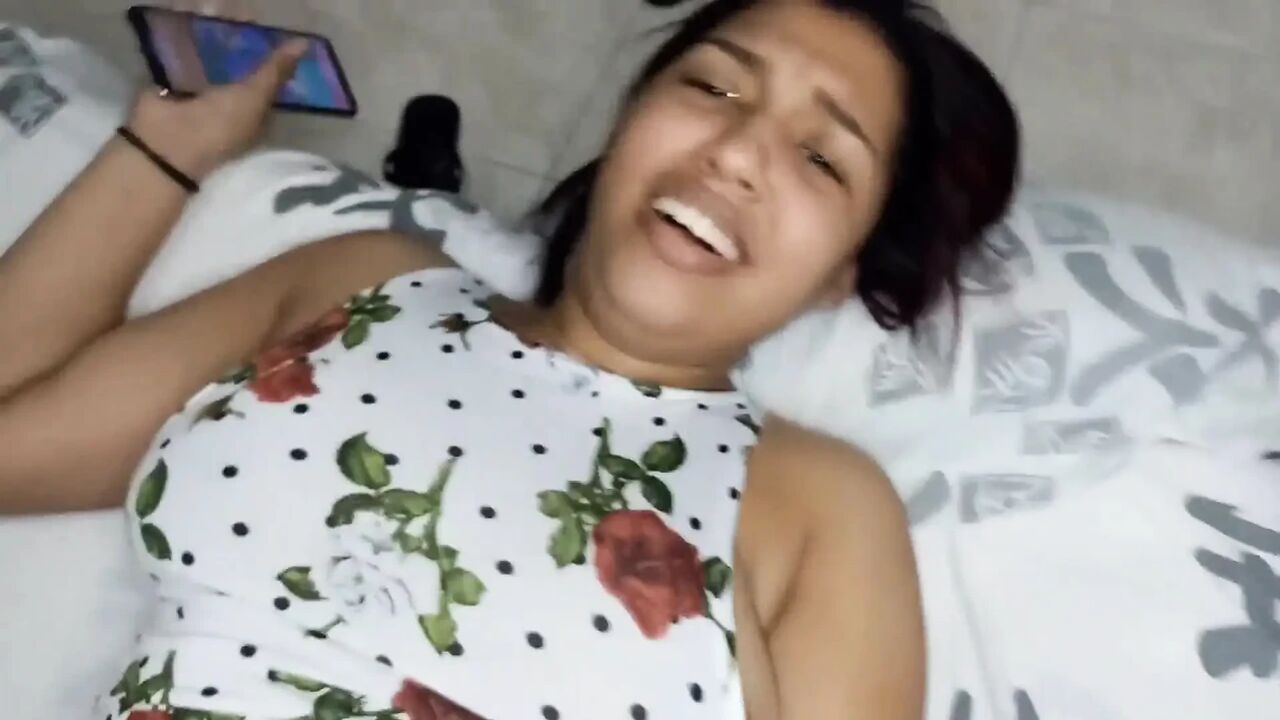 18 year old brunette big saggy tits from New York United States fucking her stepbrother's big dick part 21
