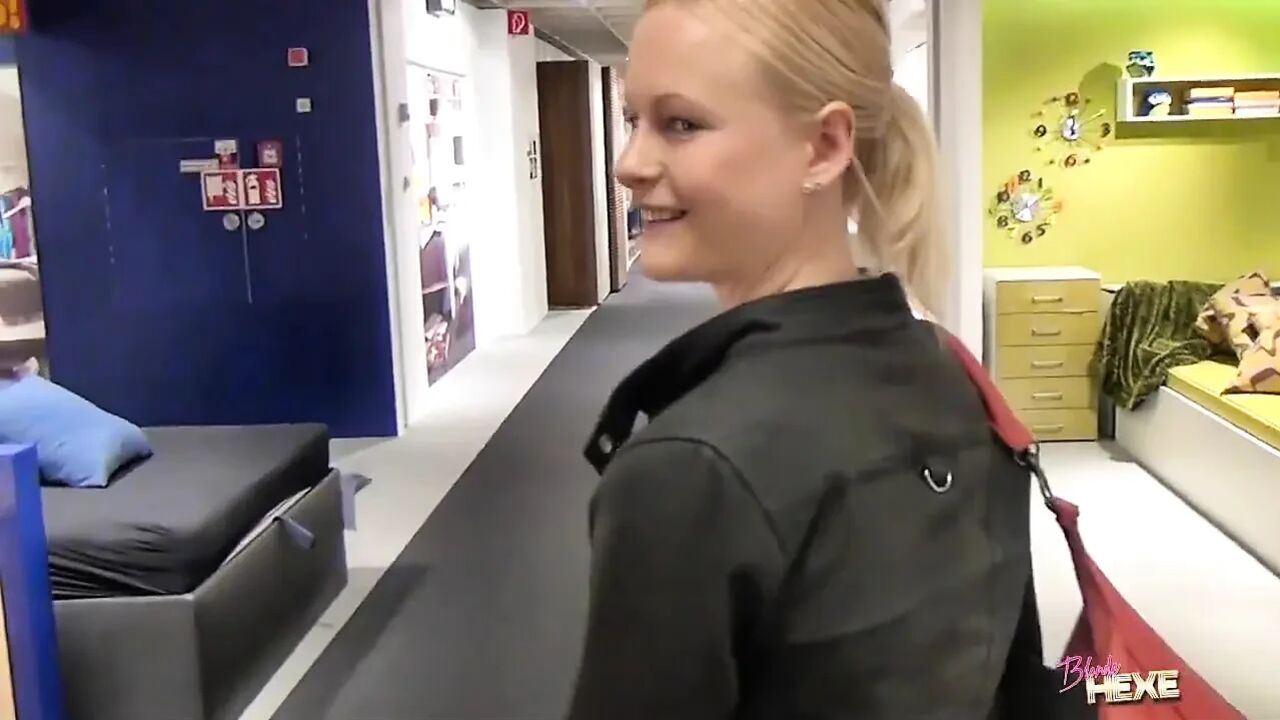Mega in the Furniture Store