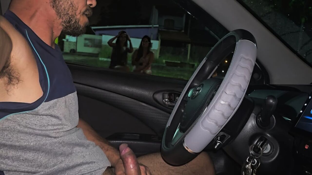 Information on the Street for Two Hot Girls Who Were at the Bus Stop!