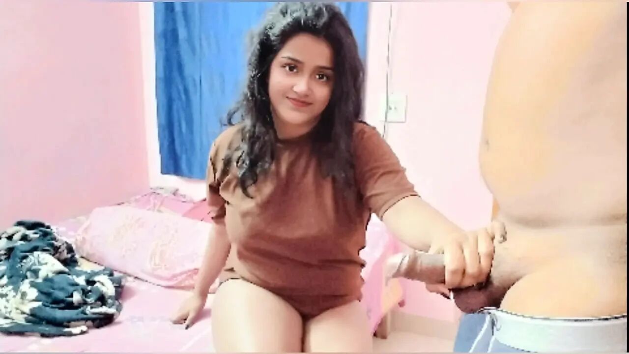 Indian desi girlfriend boyfriend doing hindi dirty talk while sucking fucking in doggy style