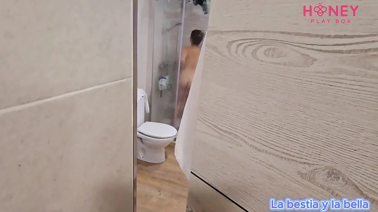 Stepsister Helps Me to Use Honeyplaybox Masturbator Delicious Cum on Face Fucking