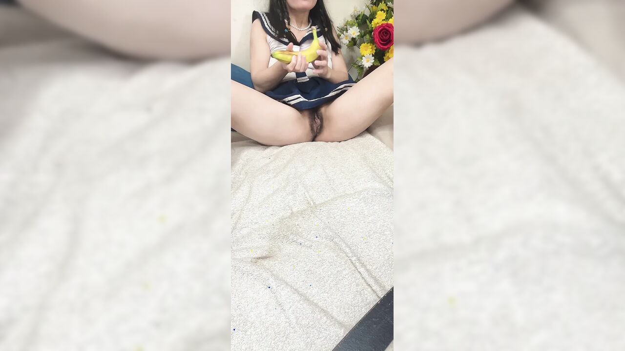 amazing real banana fucking hana pussy so sweet video