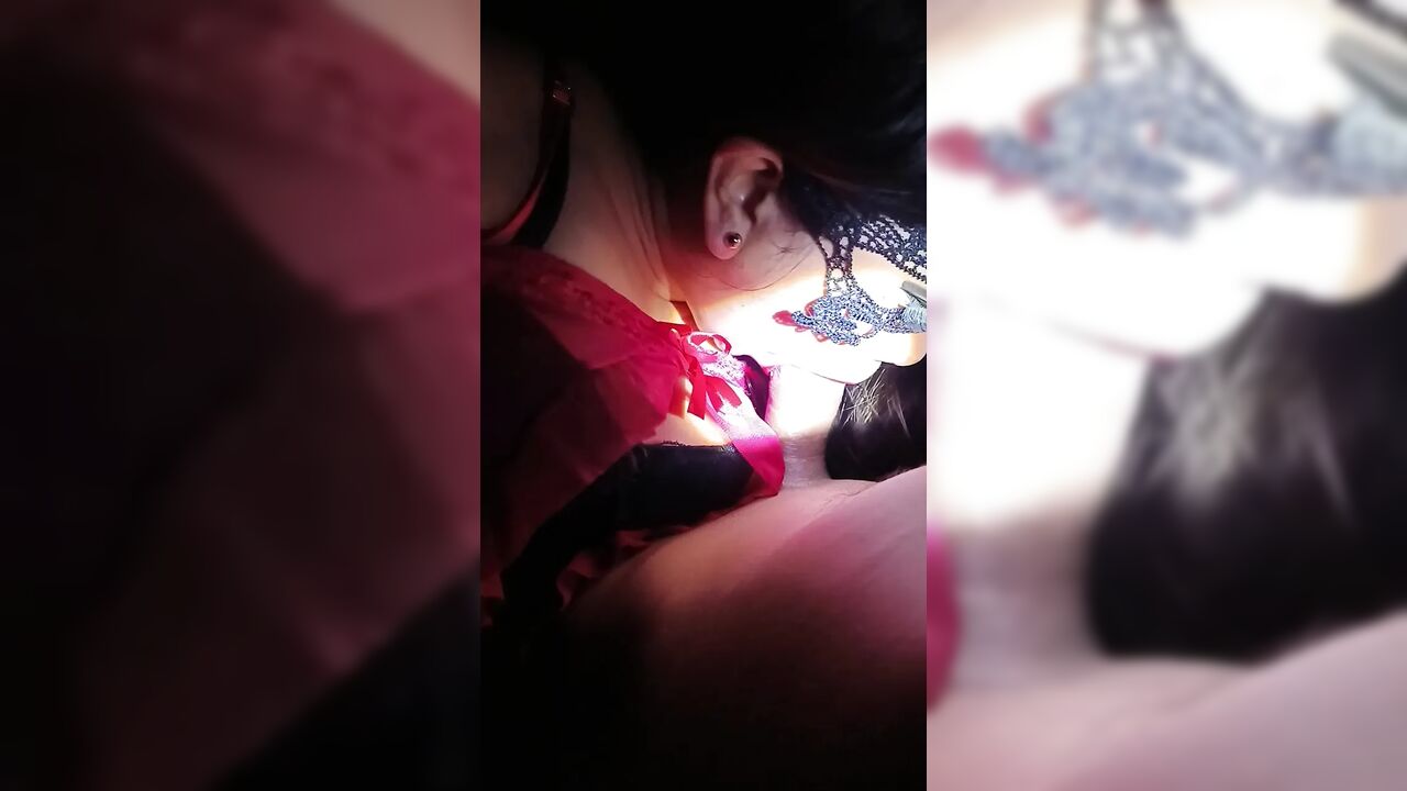 Big Tits Milf Wife Close Up Blowjob