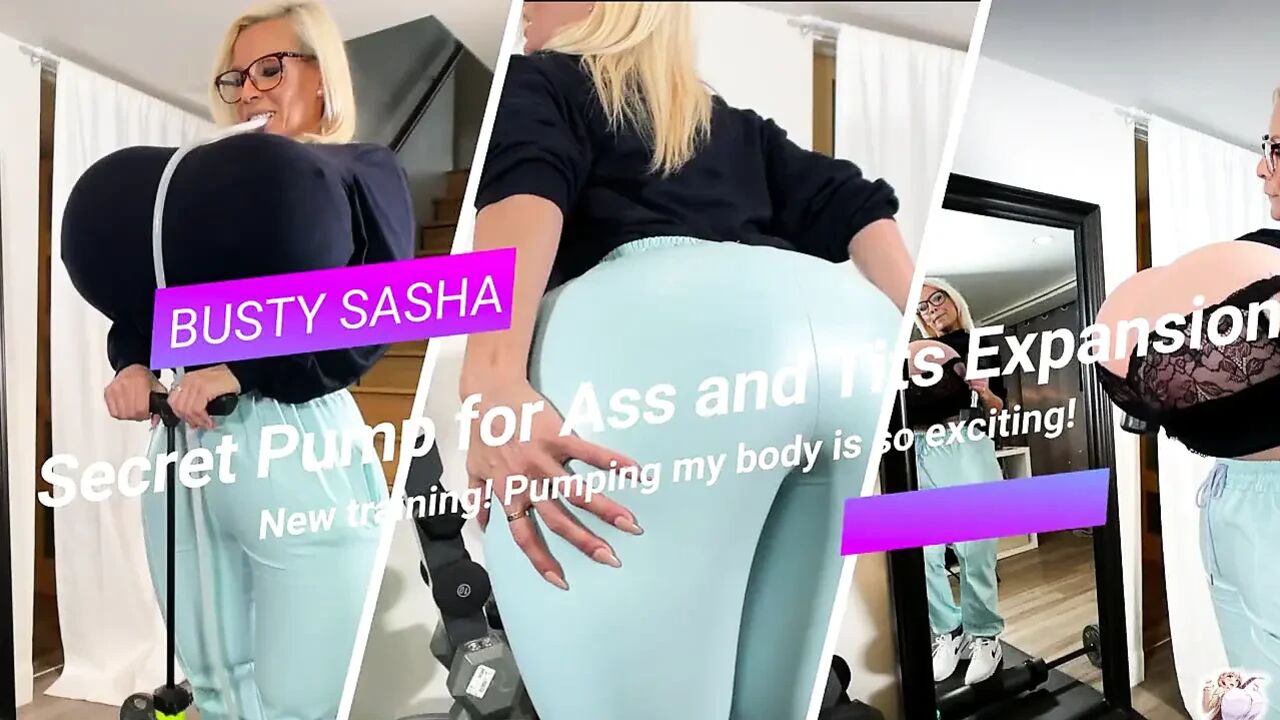 Secret Pump for Ass and Tits Expansion - Training My Ass at the Gym Is Something Really Hard for Me!
