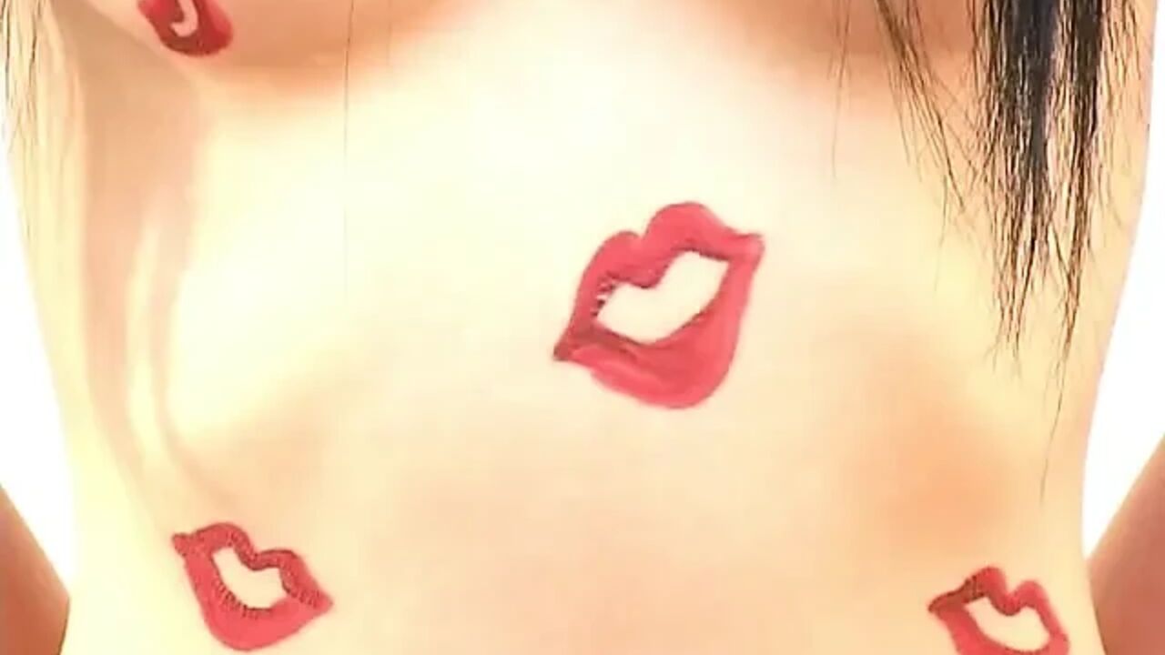 Wedding asian covered in kisses