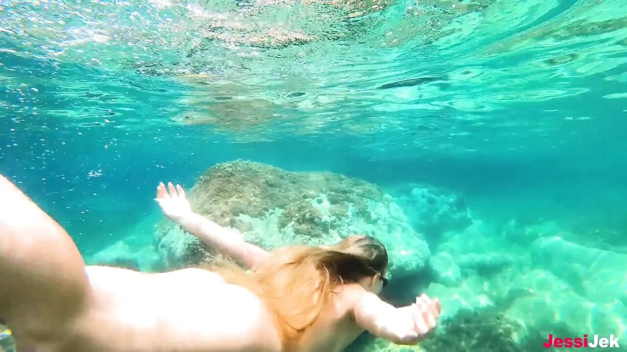 Amazing Underwater Sex with Big Ass Naked Adventures! Wild Anal on Beach Jessijek