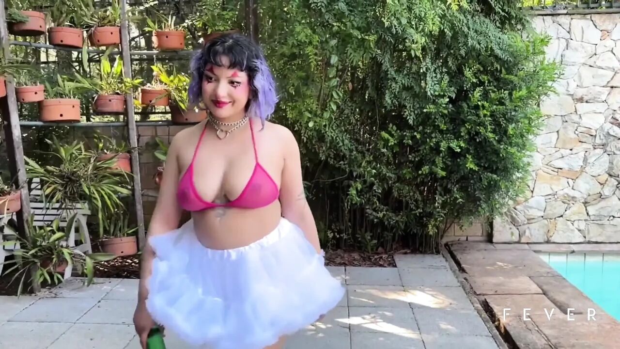 Carnival in Brazil, Big Tits in a Spectacular Titfuck