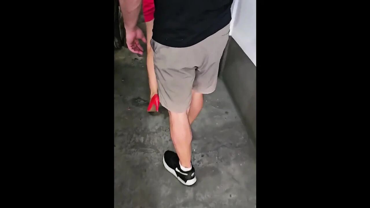Hot and Naughty Wife Giving It to Friend in the Nightclub, Cuckold Proudly Registered the Horn