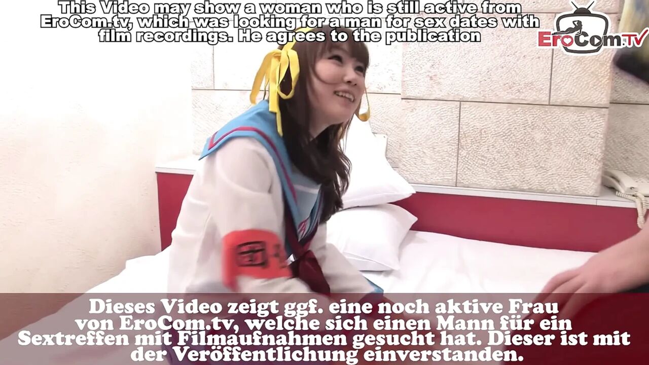 Shy Japanese 18 teen gets fucked for the first time