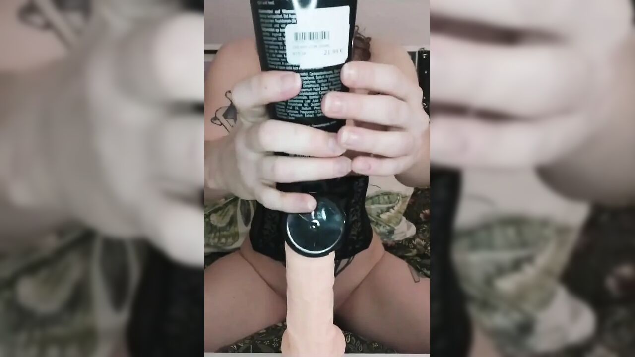 Masturbating