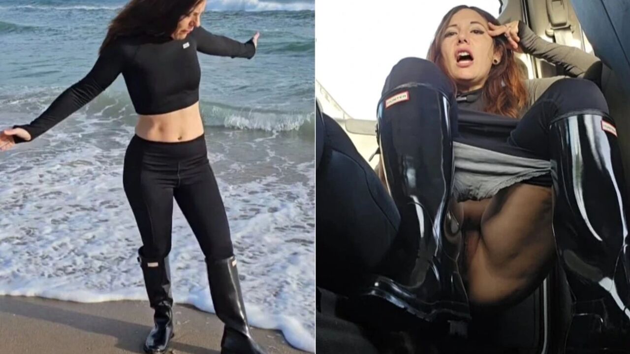 Extremely Boot Passion! Outdoor Beach and Car