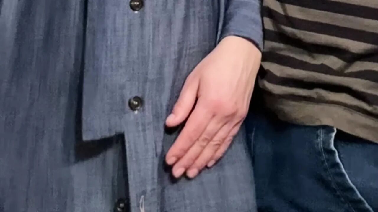 WOW! Old Perv Man Rubbing Pussy and Panties in Public