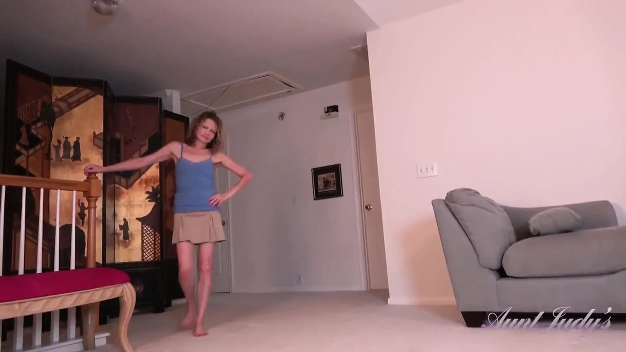 Auntjudys - Your Petite Mature Step-aunt Tia Gives You a Taboo Handjob