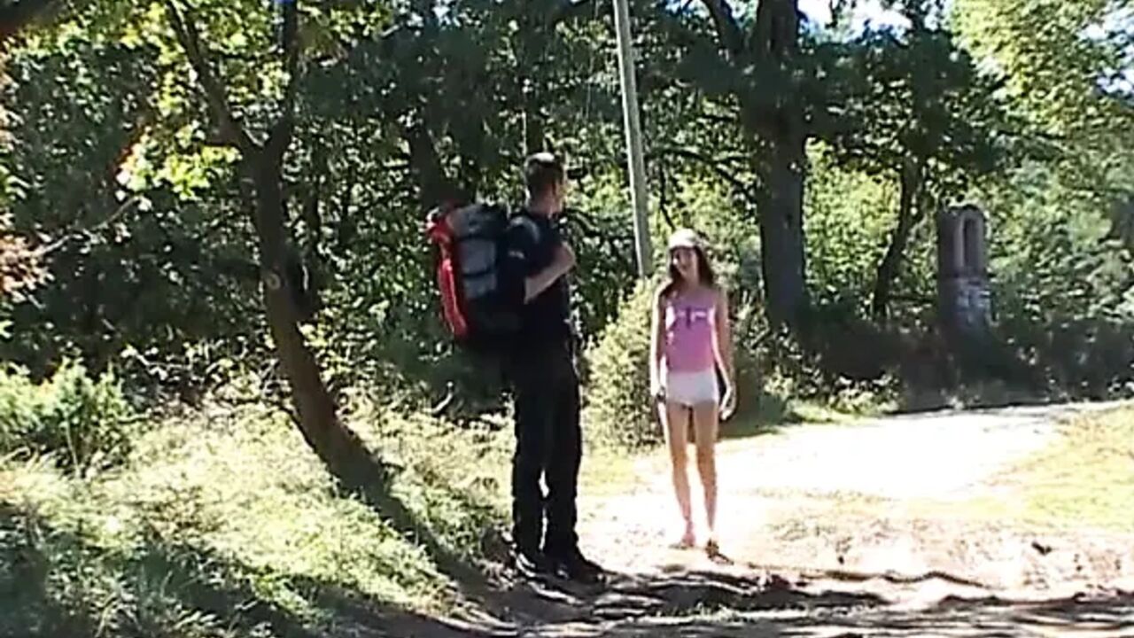 A couple of piggy walkers take a dirty break in the woods!