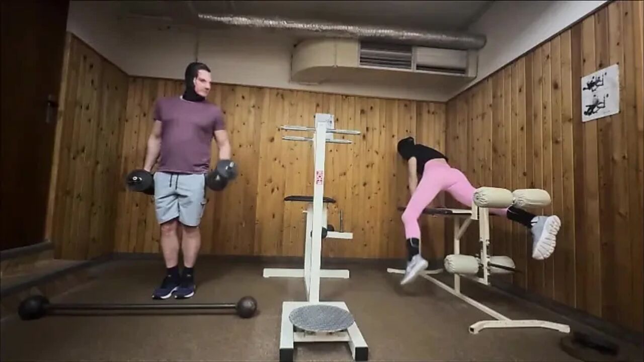 Risky sex at the gym