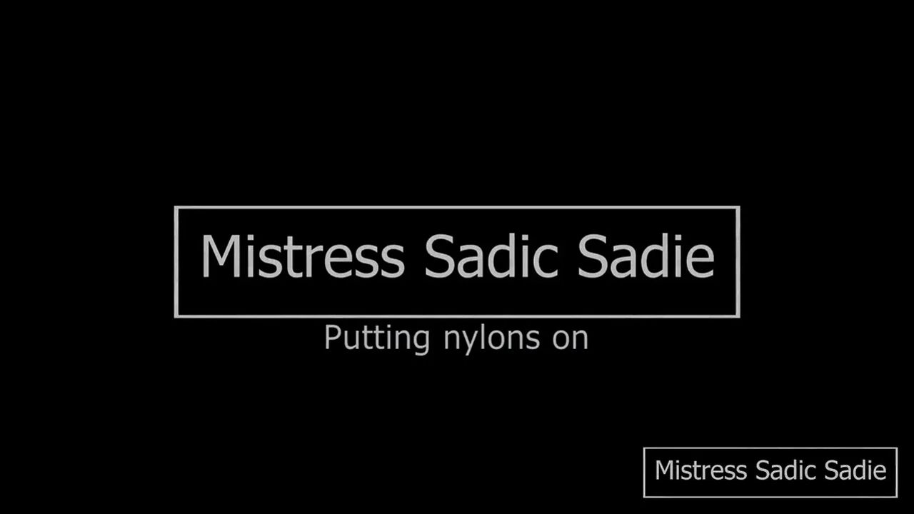 Sensual and Slow, Putting Nylons on