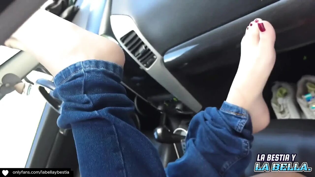 Outdoor Sex in the Car a Rich Anal Creampie!