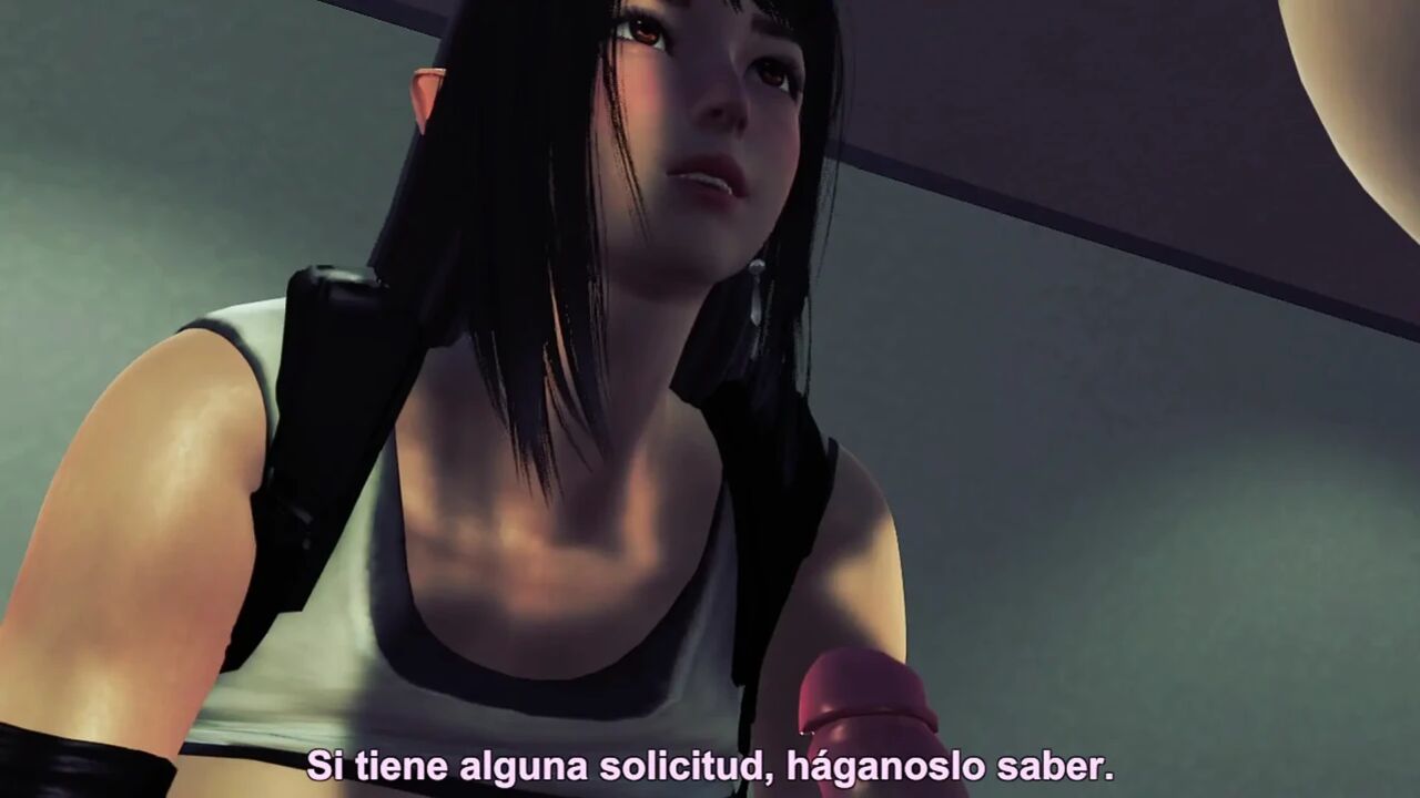 TIFA GETTING A GOOD FUCK FROM A FUTANARI GIRL - 3D FULL ANIMATION