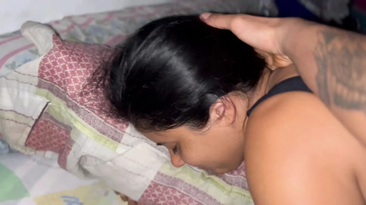 Deep throat and semen in the mouth, even though she didn't want to, she did it.