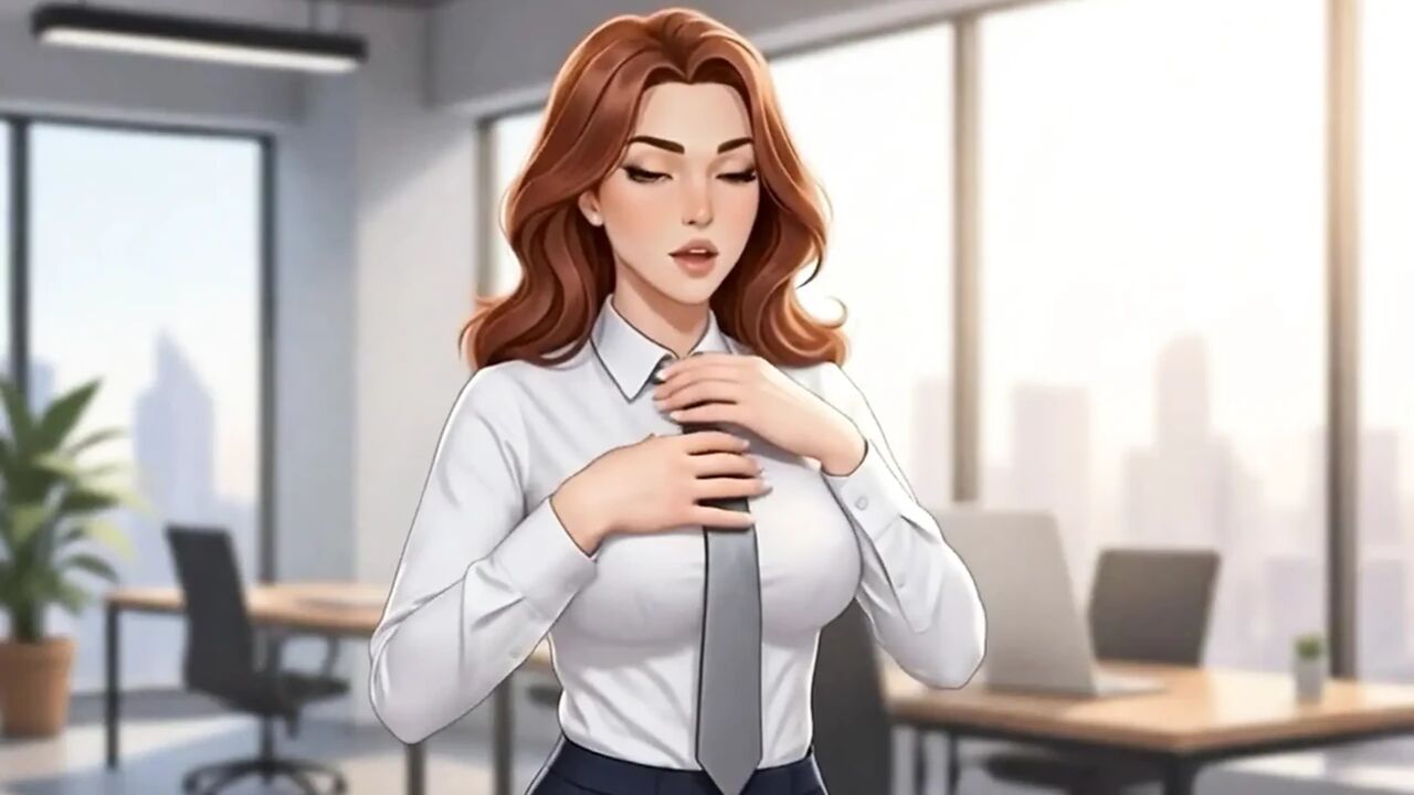 AI slut boss lets you fuck her in the office