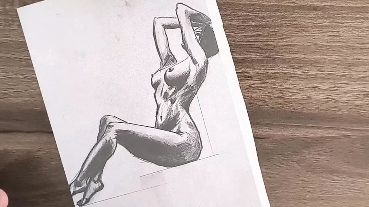Indian Desi Village hot romantic Girl With Boyfriend Art drawing