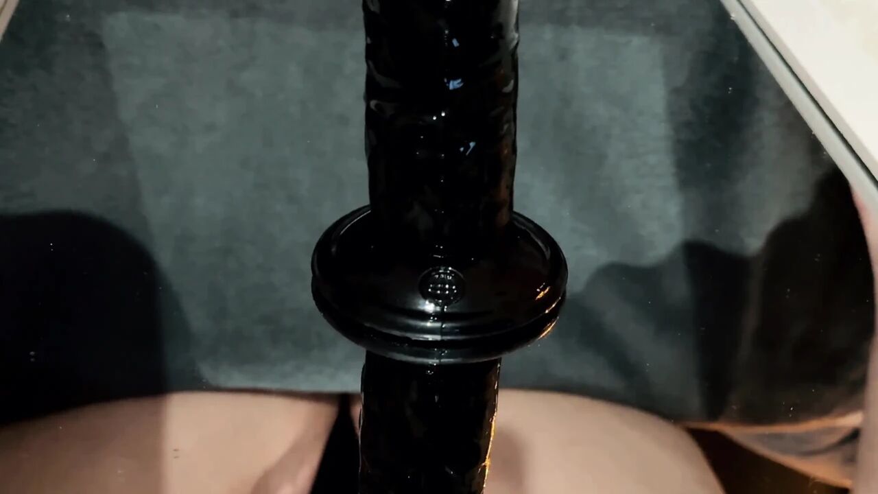 Floor Mirror Self-fuck - Insane Pussy Ass Reflection