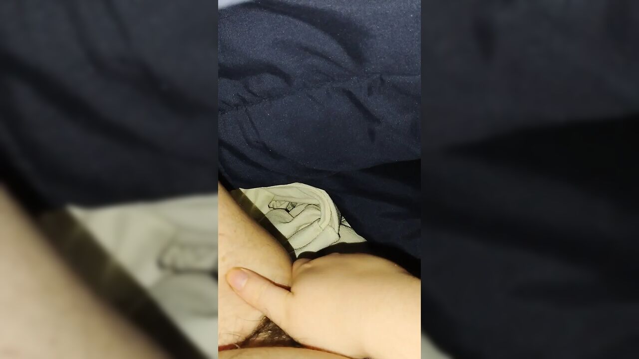 Masturbating again.