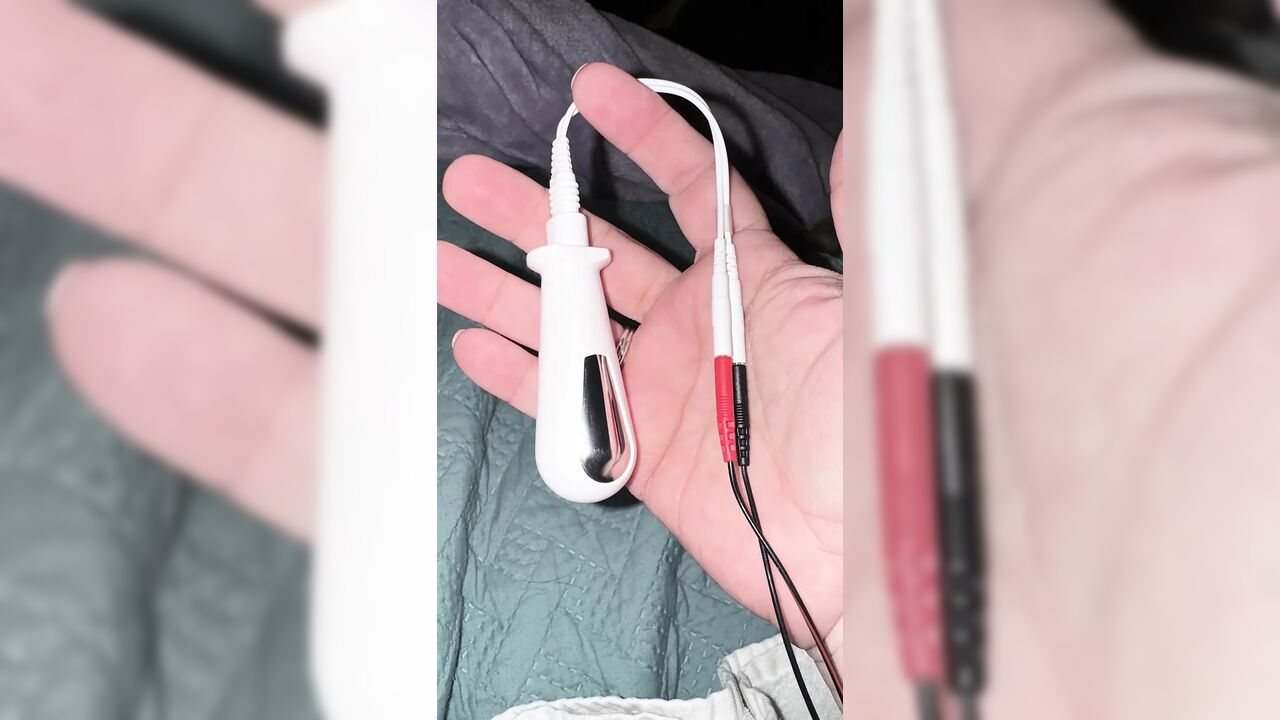 Pain and pleasure brought from E stim device.
