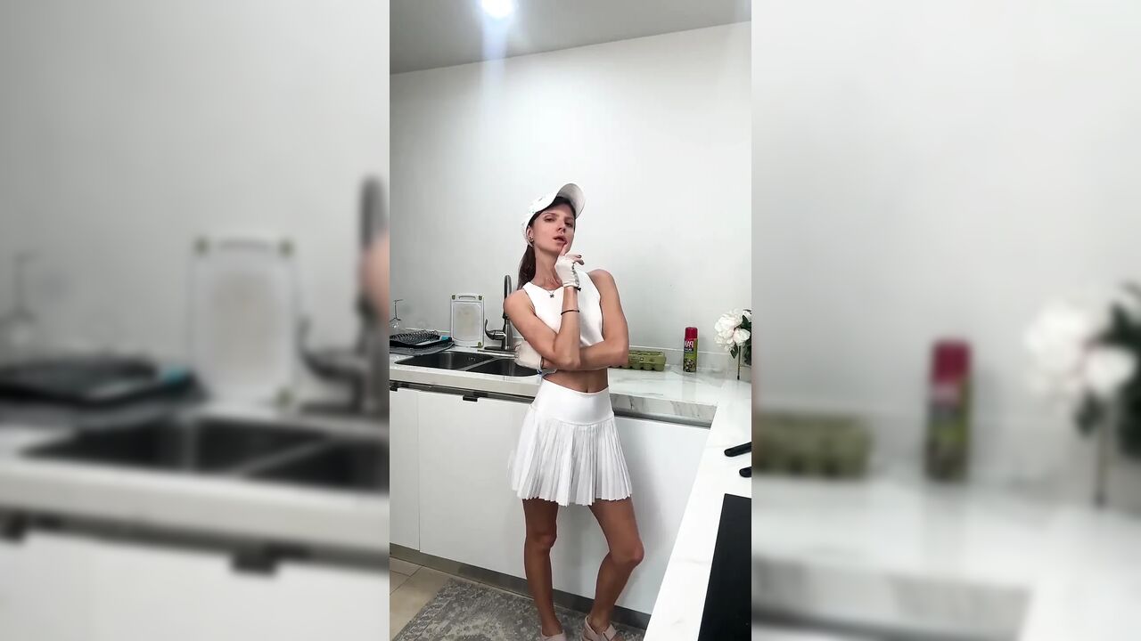 Bts Solo Art Nude Sporty on the Kitchen