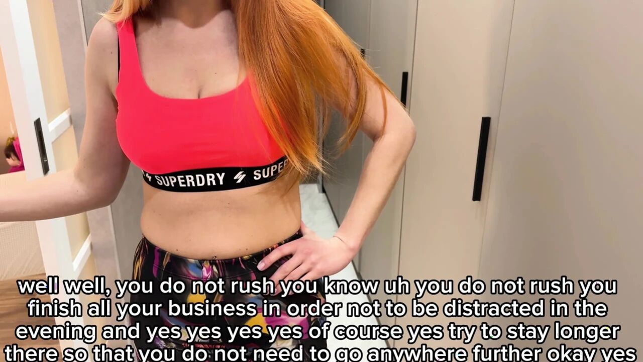Stepmother Fucks Stepson While Husband Isn't Home - Russian Amateur with Conversations and English Subtitles