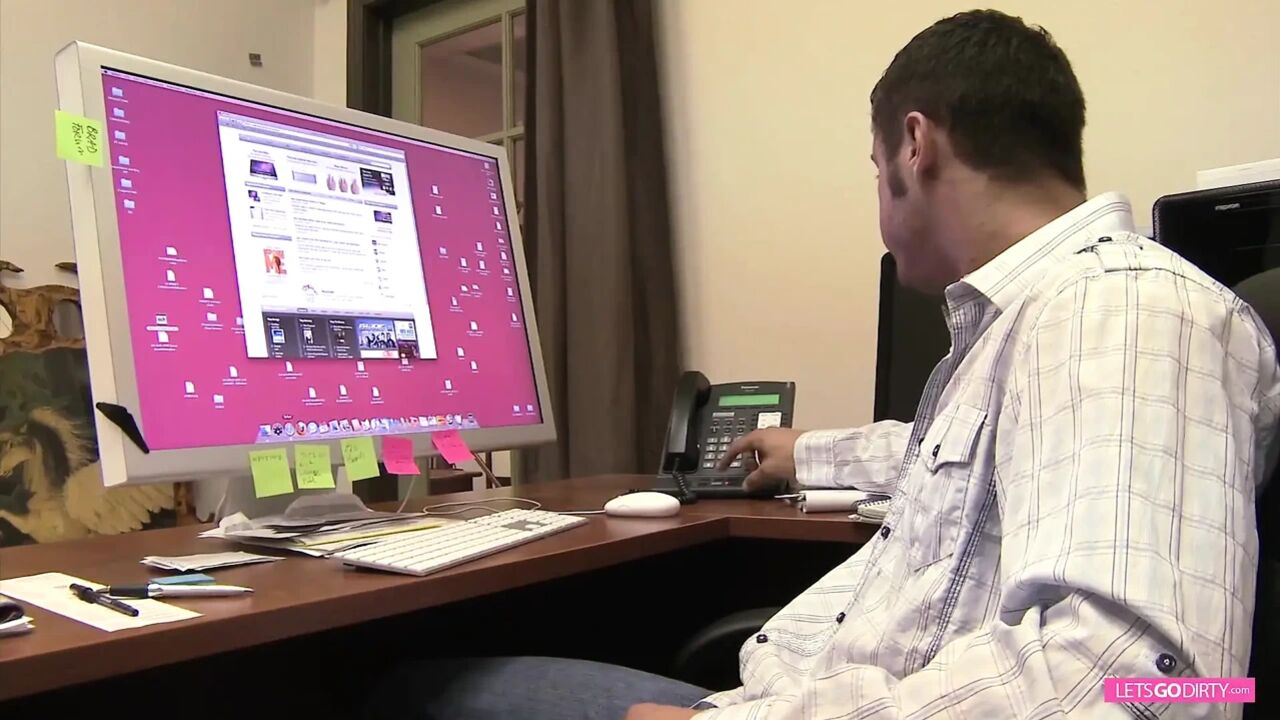 Slutty secretary is the best for fuck in the office