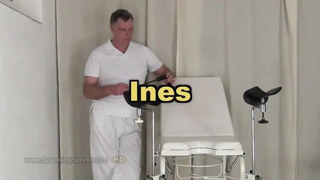 Ines pussy spank