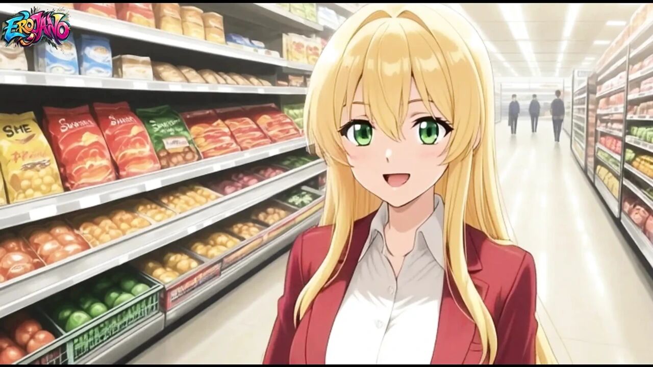 Supermarket Girl Falls in Love with Her Boss Anime Romance
