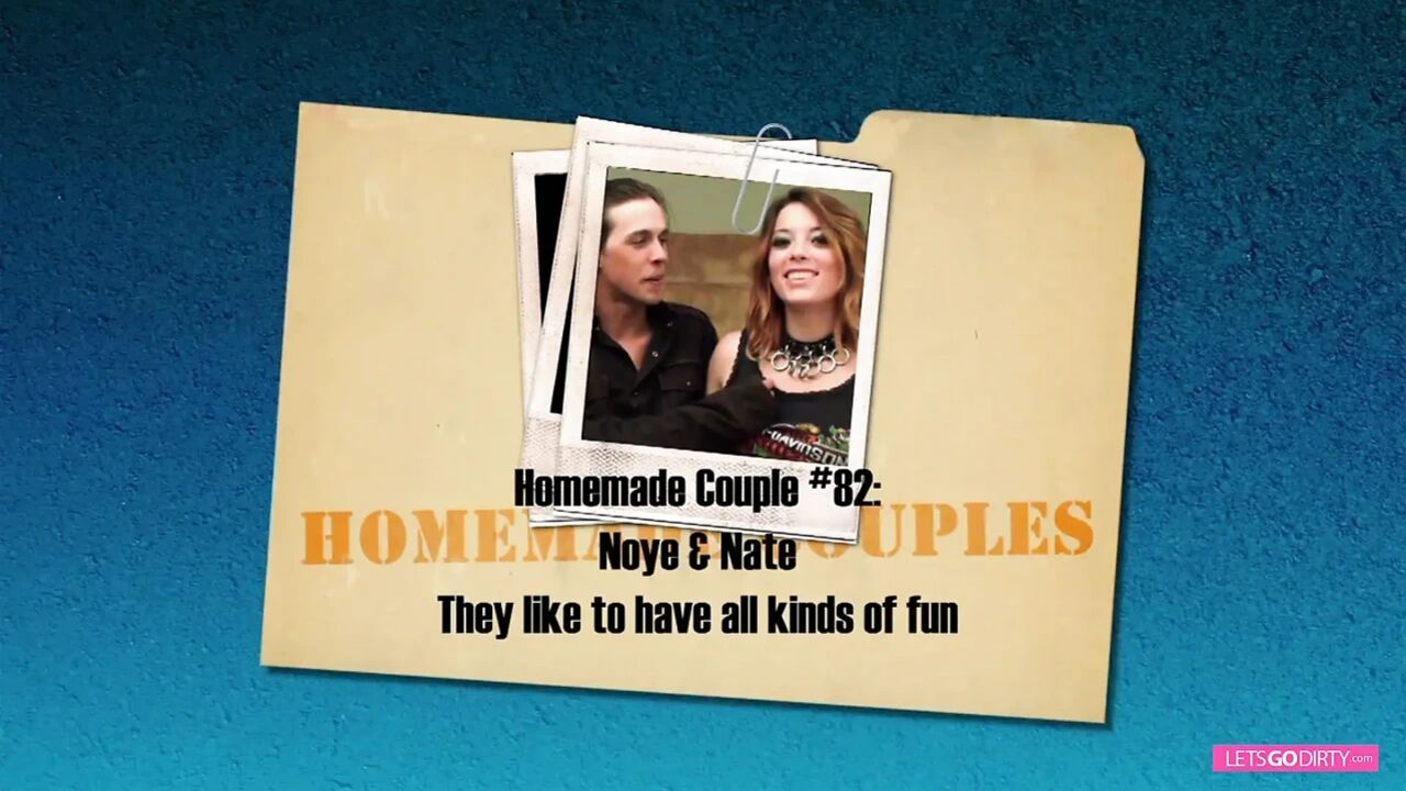 Horny couple have sex on casting