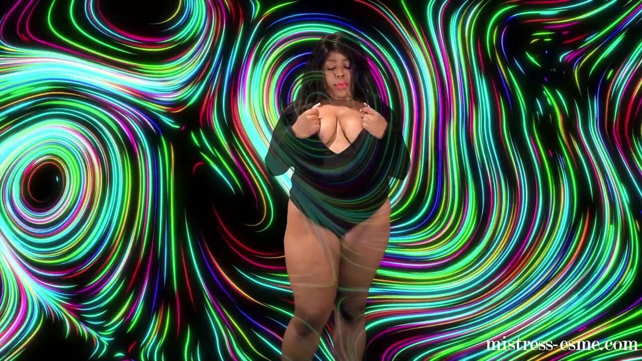 Mesmerized by my tits