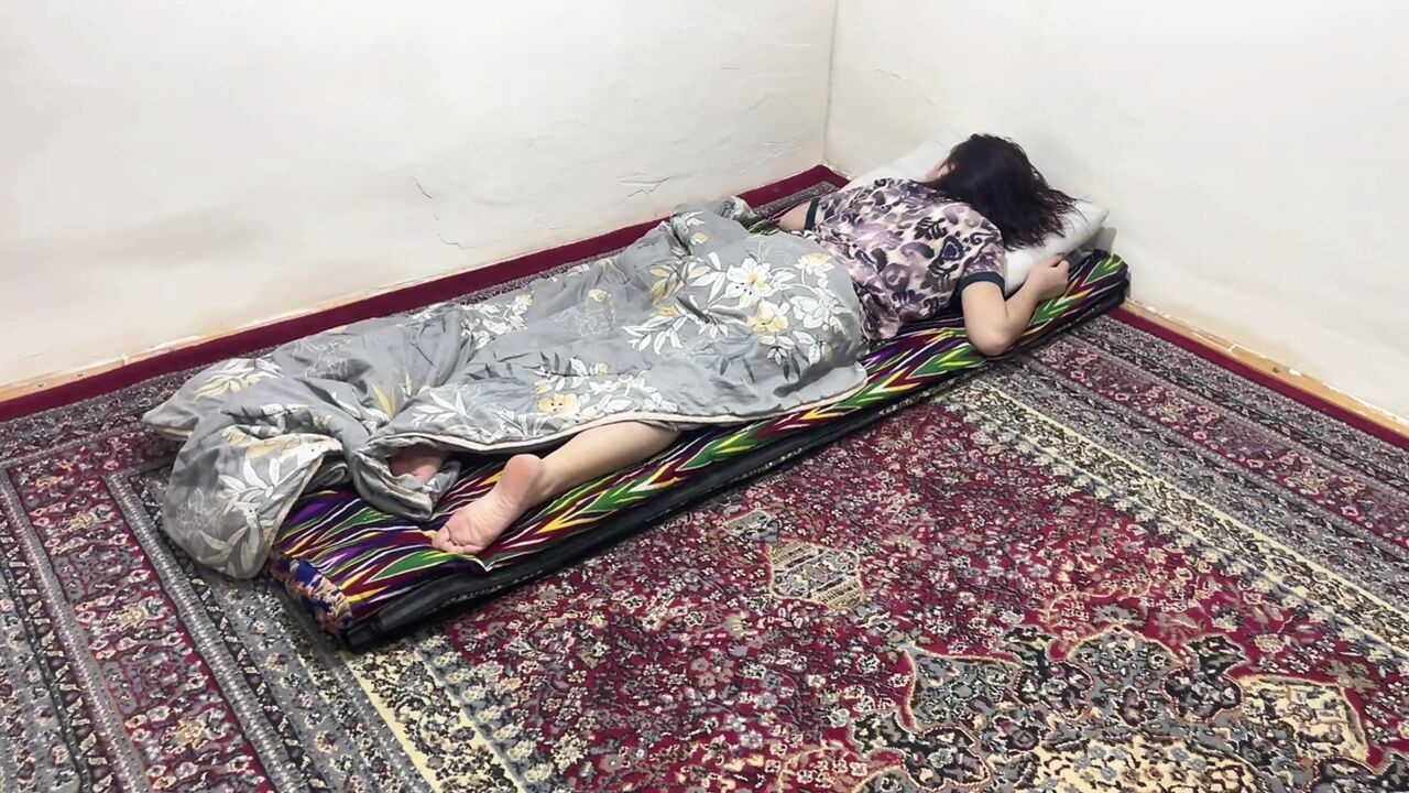 My love was lying down waiting for me