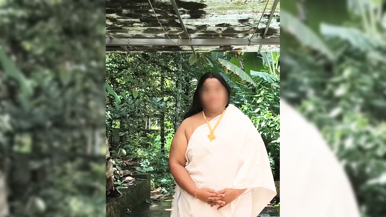Indian Chubby in Sexy White Dress, Topless Photoshoot