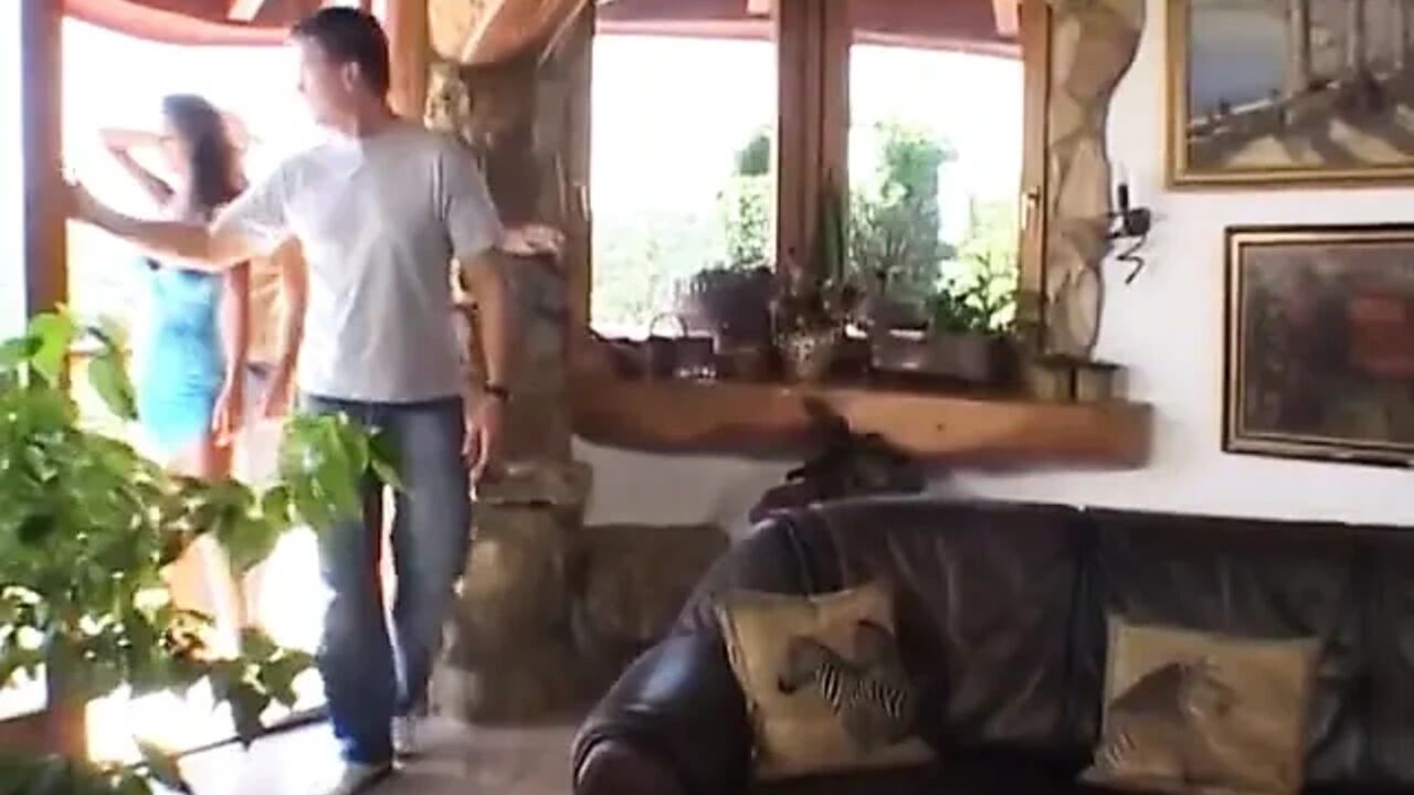 2 cocks get blown by hot black chick